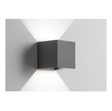 Hotshot ISYLUCE antracite mm100x100x100 LED 16W 3000K fasci regolabili IP54 Isyluce Lampade da esterno